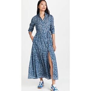 Trovata Birds of Paradis Mamie Long Maxi Dress size L large